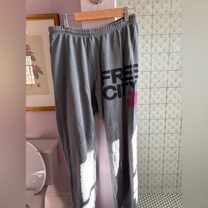 Free city Grey sweatpants size xs